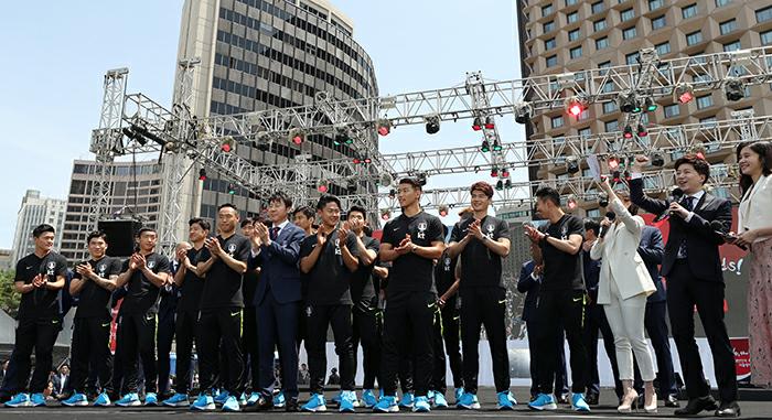 2018 World Cup South Korea national football team Farewell Ceremony 